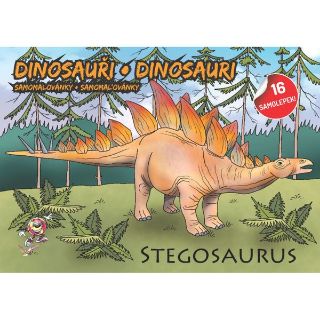 Obrázek z Samomalovánky dinosauři 